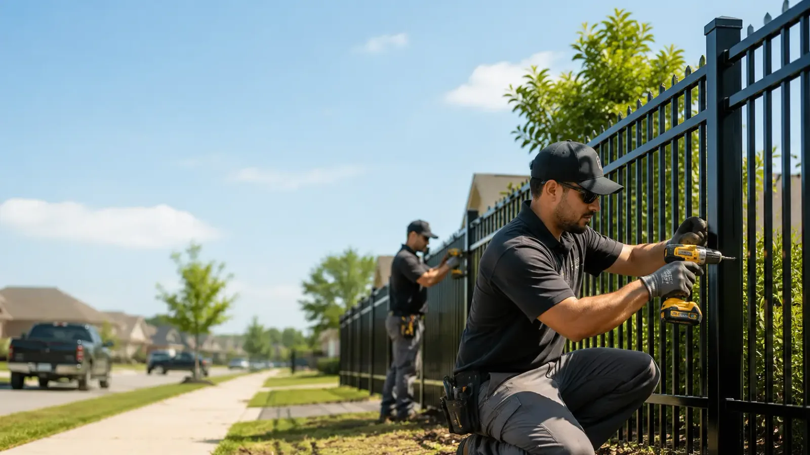 Metal Fence Installation in Orangeville, IL